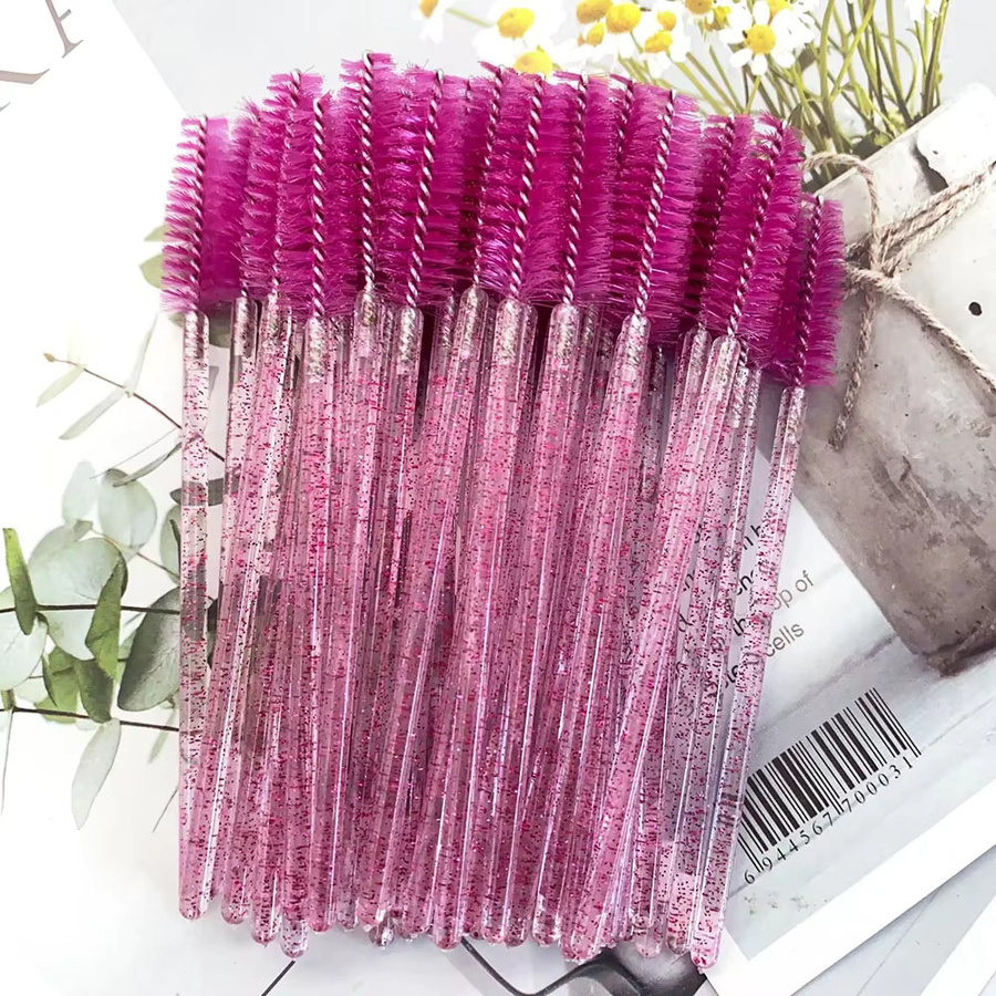 Mollie Lipper Einweg Kristall Mascara Zauberstäbe, 500 Stück, RoseRed - Bild 1