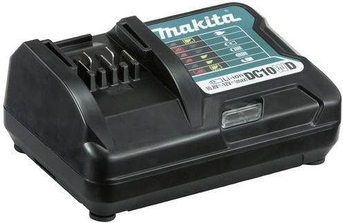 Makita DC10WD 12V Li-Ion Akkupack-Ladegerät in Schwarz - Bild 1