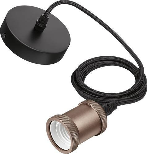Philips LED Lampenfassung E27 in Braun aus Metall für 230V - Bild 1