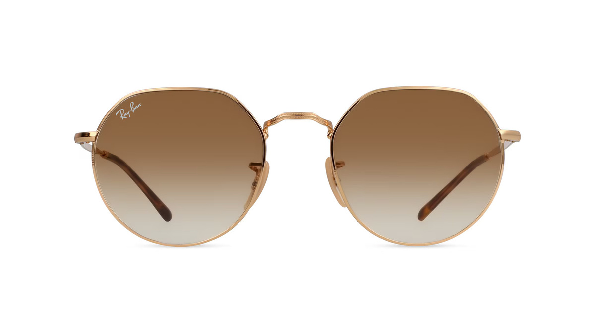 Ray-Ban RB 3565 Sonnenbrille, Vollrand, Panto, Metall, Gold, Unisex - Bild 1