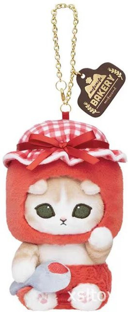 Yiran toy Mofusand Bäckerei Serie Plüsch Anhänger Niedriger Hai Katze Toast Marmelade Brot, Plüsch / Textil, ab 14 Jahren - Bild 1