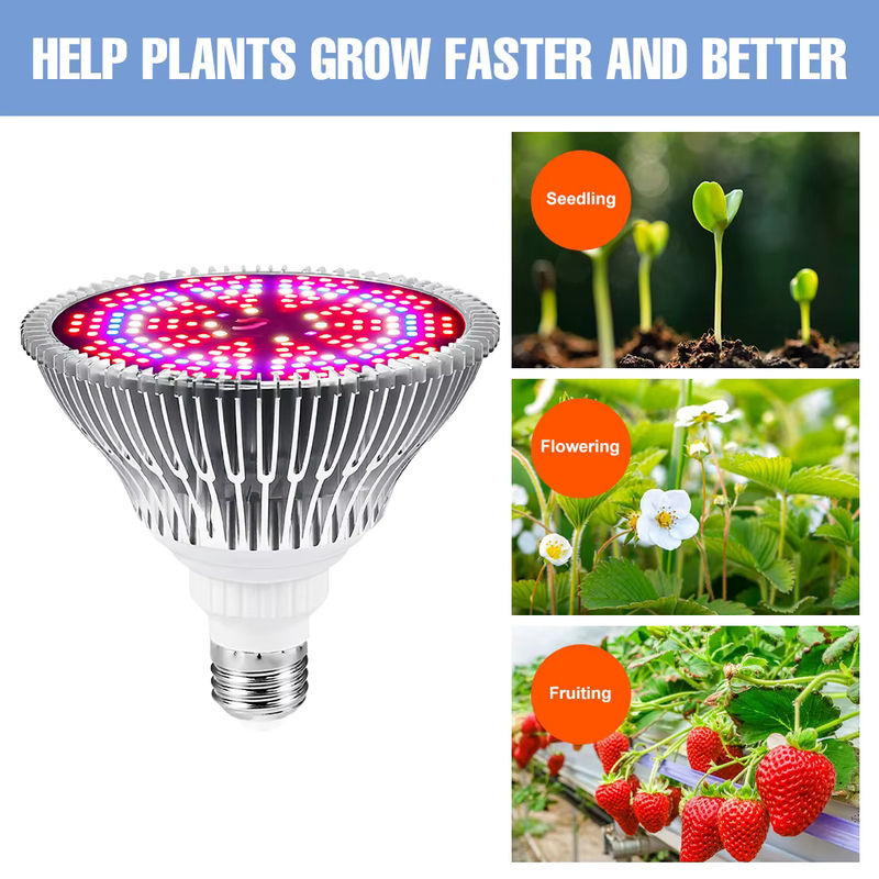 150W Vollspektrum Pflanzenlampe E27 mit UV-Licht für Indoor Anbau von Blumen, Gemüse und Samen in Hydroponik-Systemen - Bild 4