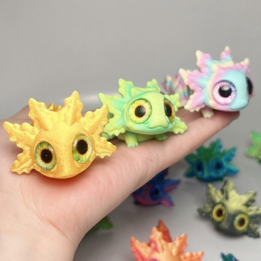 Fashnics Salamanderfiguren Tierspielzeug mehrgelenkig beweglich ab 3-6 Jahre - Bild 1