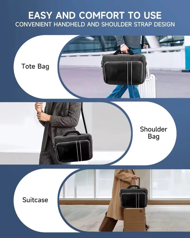 Sony Reisetasche für PS5 Disc und Digital Edition in Schwarz und Blau mit Platz für Controller, Spielkarten und Headset - Bild 5