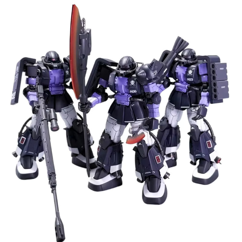 Bandai Black Sanrensei Zaku HG 1/144 Gto Mark Rabbit Mk-Ii, Montagemodellbausatz, Actionfiguren, Kunststoff - Bild 6