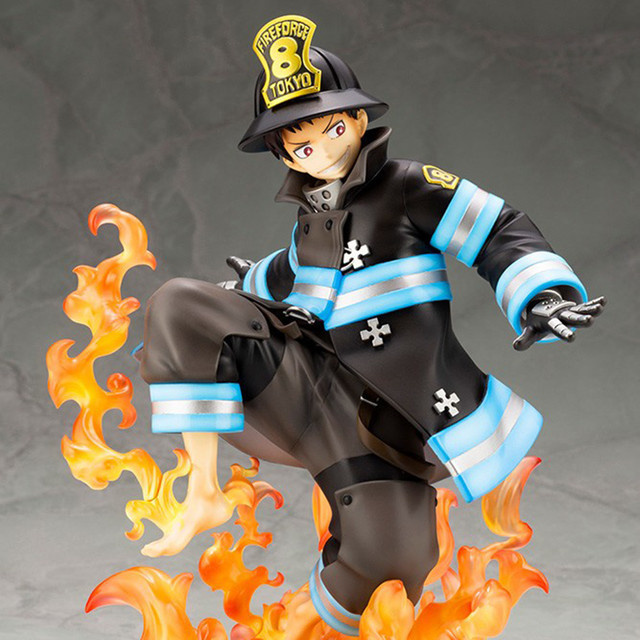 Bandai Enn no Shouboutai Anime Figur Shinra Kusakabe aus PVC in Multicolor, Höhe: 16 cm - Bild 1
