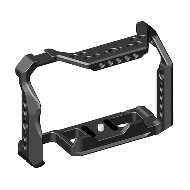 XT-XINTE Kamerakäfig aus Aluminium für Sony A7/A9 Serie, Schwarz, Full Frame Schutz-Rig mit 1/4 und 3/8 Zoll Anschlüssen - Bild 2