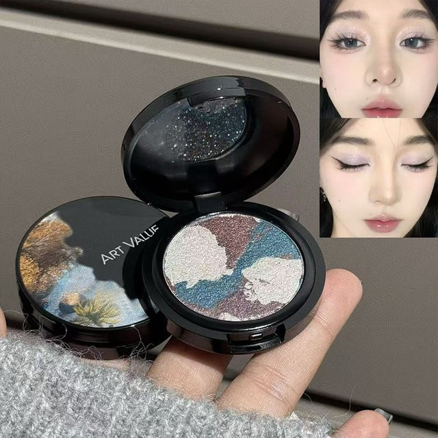 ART VALUE Glitzer-Lidschatten-Palette, glänzend, Augen - Bild 1