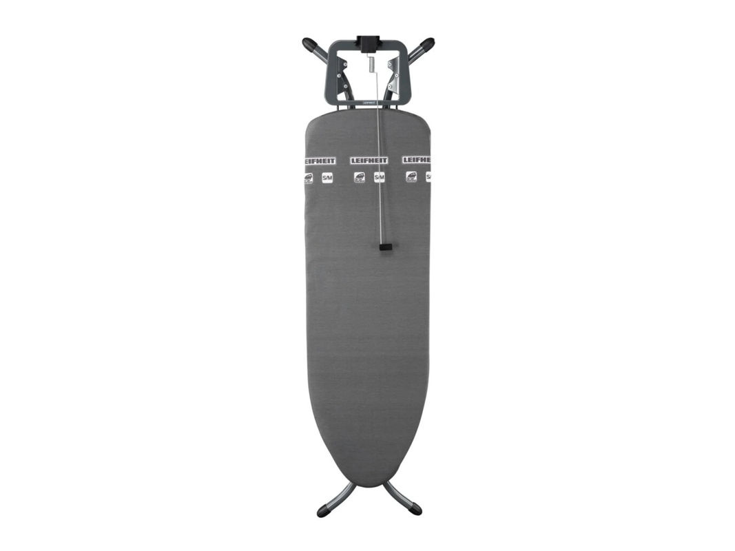 Leifheit AirBoard M Bügeltisch in Black, ultraleicht mit höhenverstellbarer Platte und Bügeleisenablage, B/T/H: 98,0 x 40,0 x 40,0 cm - Bild 2