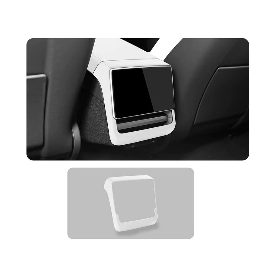 Tesla Model Y Juniper 2025 2026 Zubehör Set mit Displayschutzfolie und Schutzpads für Sitzgleitschiene sowie Klimaanlage Vent - Bild 4