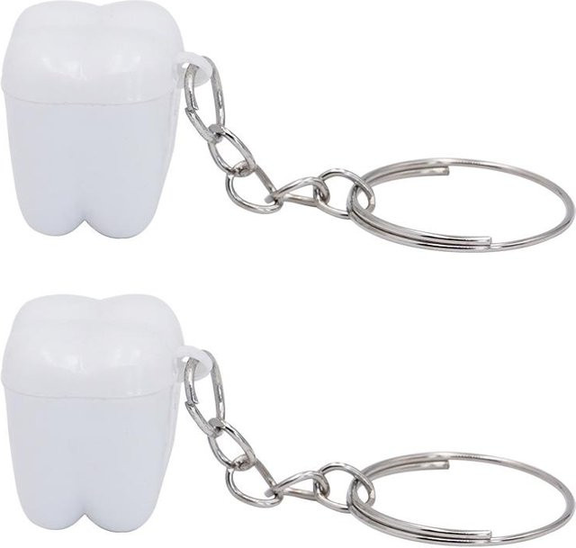 Binchi Outdoor Product Schlüsselanhänger Zahnform, Kunststoff, Kinder - Bild 1
