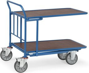 Fetra C+C-Wagen 2971 mit TPE-Reifen in Blau, Tragkraft 500 kg - Bild 1