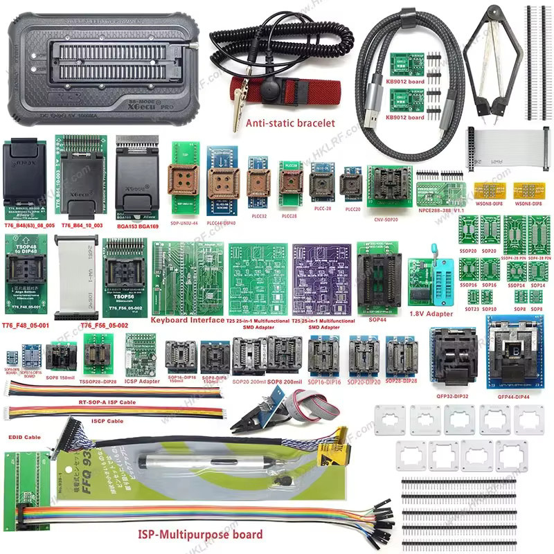 XGecu T76 USB IC Programmierer mit 55 Adaptern für NAND, EMMC, MCU und ISP sowie BGA48, BGA63, BGA64 und BGA169 - Bild 3