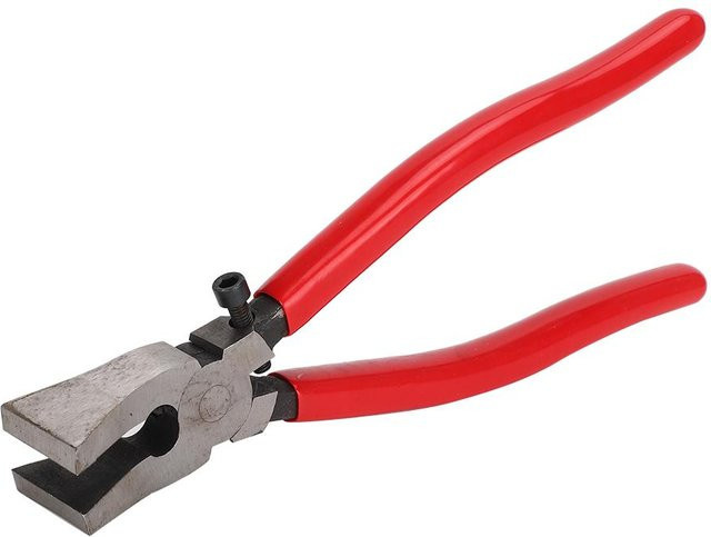 GoolRC Flachzange aus Stahl mit Einstellschraube in Rot für Glas und Keramik - Bild 1