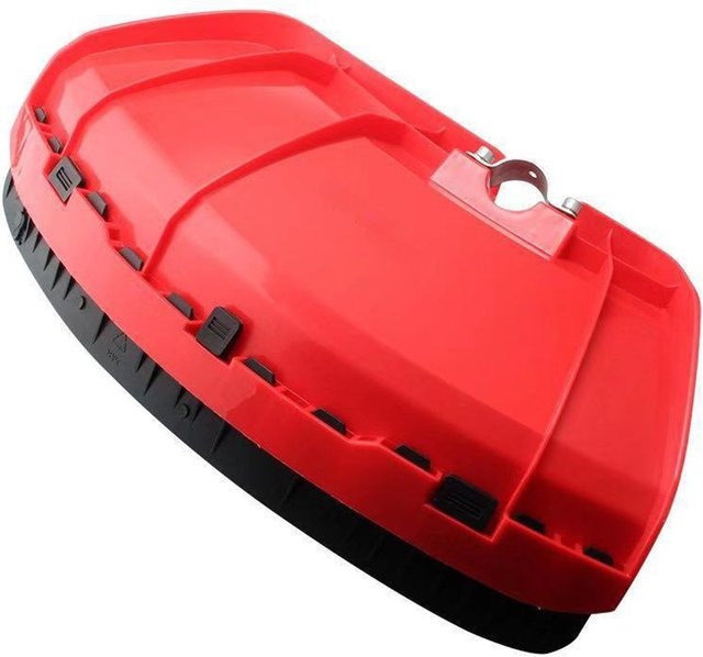 YTYIN Funktionsschutzblock für Rasentrimmer aus Kunststoff in Rot, Unkrautentferner-Abdeckung und Grasschneider-Schutz für 28mm Rasentrimmer - Bild 1