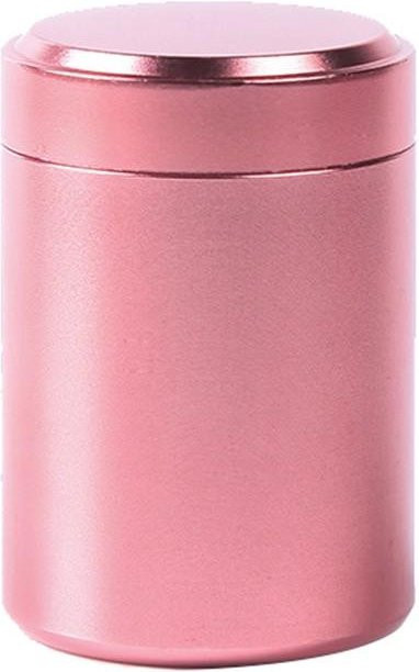 Yipinghong Vorratsdose aus Metall für Tee, Kaffee und Zucker, luftdicht und auslaufsicher, Farbe: Pink - Bild 1