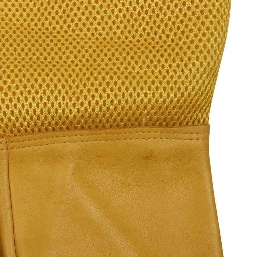 LXY Bienenzucht-Schutzhandschuhe aus Schaffell in Gelb, atmungsaktiv und Anti-Bienenstich, Größe XL - Bild 2