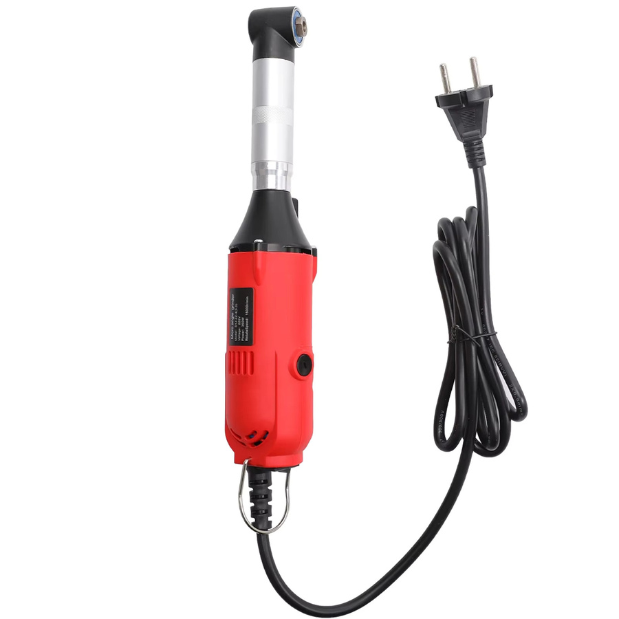Podofo Elektrisches Schleifer-Set in Rot mit Mini-Winkelpolierer und Schleifgerät für schwer zugängliche Bereiche, ideal für Autos, Motorräder sowie Fliesenfugen und Stein - Bild 8