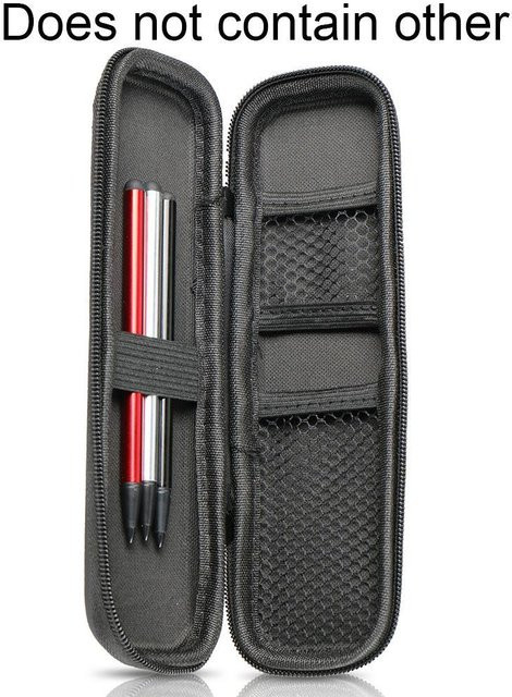 Schwarze EVA-Hartschalen-Hülle für Stylus-Stifte und Kugelschreiber als schützendes Etui und Tragetasche - Bild 1