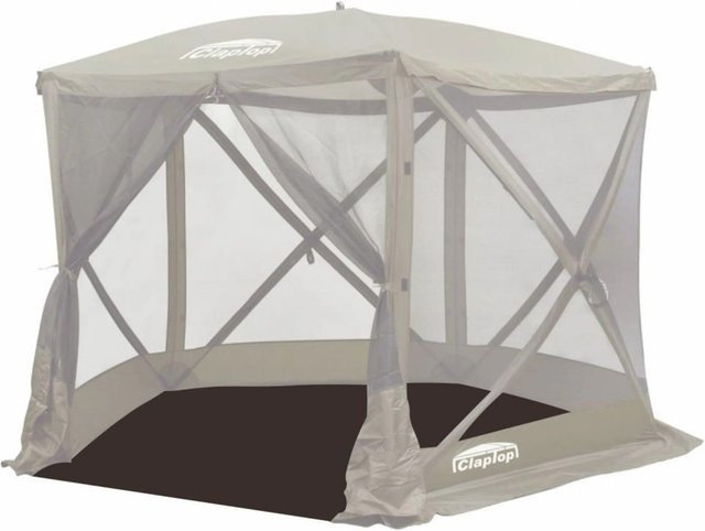 Claptop Boden für Faltpavillon aus Polyurethan, Schwarz, B: 291 cm x T: 277 cm - Bild 1