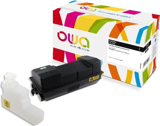 Armor OWA K18008OW Tonerpatrone Schwarz für Kyocera ECOSYS M3655, M3660, M3860, P3055, P3060, P3155, P3260 (Alternative zu Kyocera TK-3190) wiederaufbereitet - Bild 1