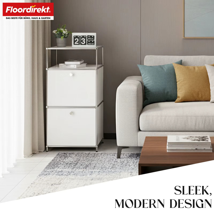Floordirekt Metallregal Concept Epure MK-120 Standregal in Weiss - Bild 2