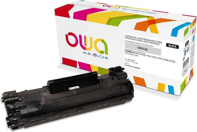 Armor Tonerpatrone Schwarz für Canon ImageCLASS MF4750, MF4730, MF4870, MF4890 und i-SENSYS FAX-L150, L170, L410 - Bild 1