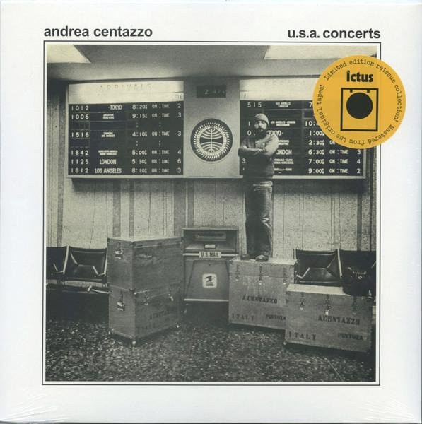 Andrea Centazzo - U.S.A. Konzerte Vinyl LP Jazz Ictus Records 2023 Grau - Bild 1