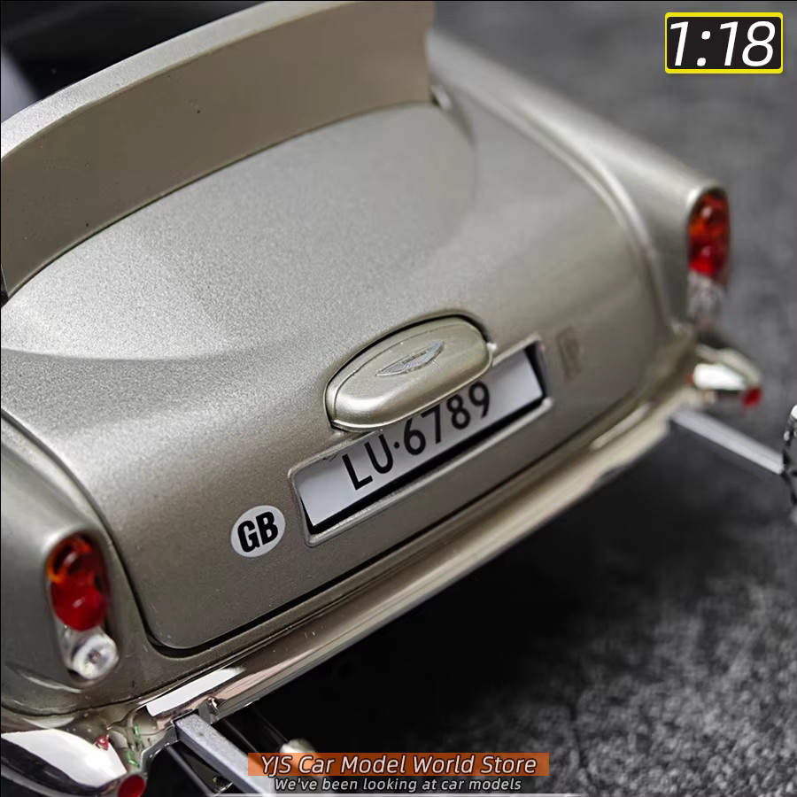 Xiaoguang DB5-Modell, Diecast-Modell, Maßstab 1:18, Metall, Grau - Bild 4