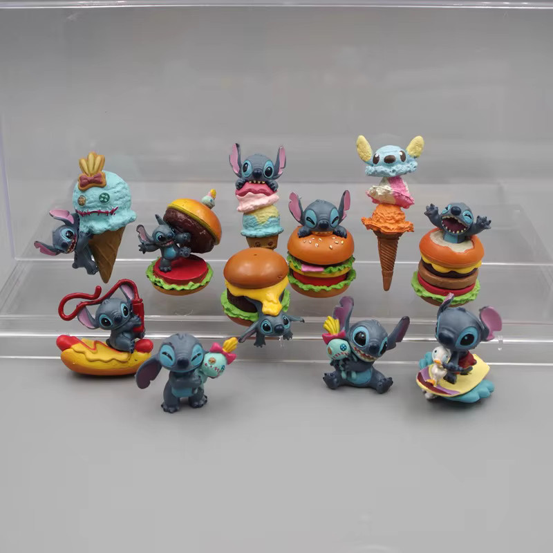 Disney Lilo und Stitch Mini Figur Stich Puppe Multicolor als Dekoration - Bild 1