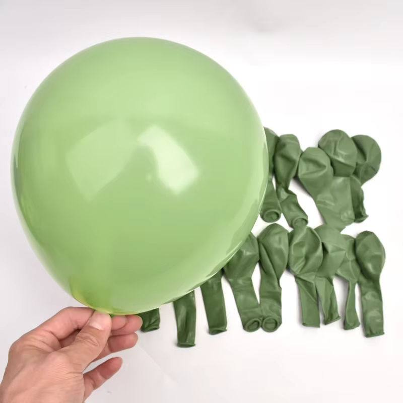 Ballon Girlande Bogen Kit in Beige, Braun und Grün zur Dekoration für Geburtstag, Hochzeit, Babyparty oder Taufe - Bild 2