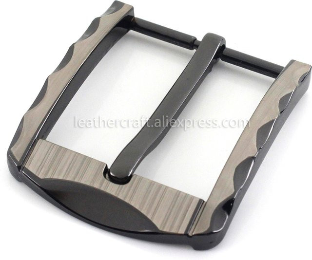 CLOXY Metall-Gürtelschnalle für Herren, Dornschließe für Ledergürtel, 40 mm - Bild 1