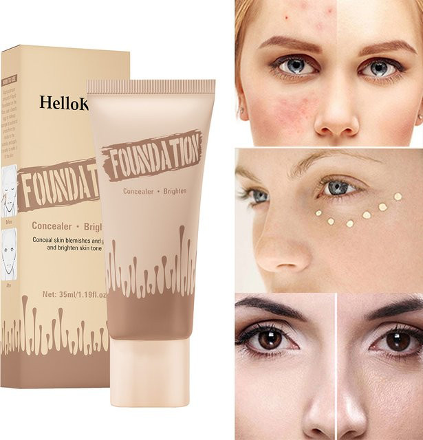 Hello Kiss Foundation, Matte Finish, Hochdeckend, Unisex - Bild 1