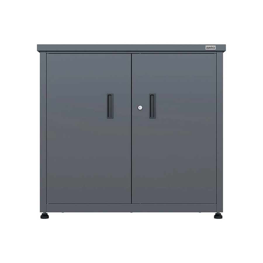Weka Metall-Terrassenschrank Gary 2 in Anthrazit, B/T/H: 90 x 62,5 x 85,5 cm - Bild 2