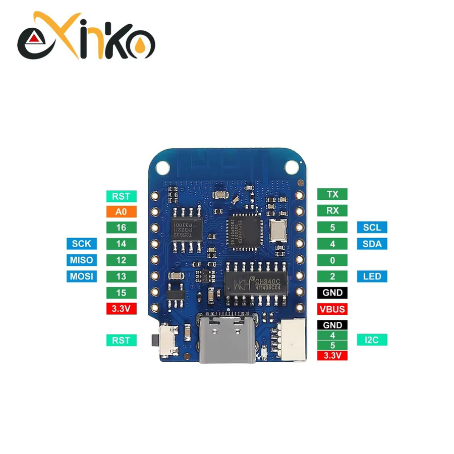WeMos D1 Mini ESP8266 WIFI IoT Entwicklung Board V4.0.0 NodeMCU Lua Blue - Bild 3