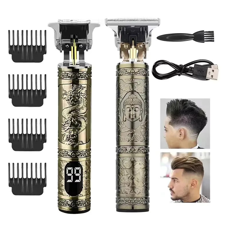 Elektrische Haarschneidemaschine T9 für Herren, Gold - Bild 6