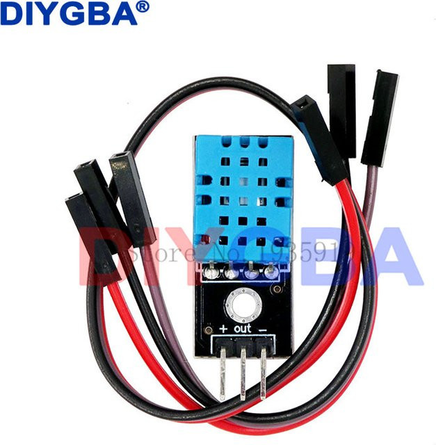 DNIGEF DHT11 Temperatur- und Luftfeuchtigkeitssensor Modul mit Kabel für Arduino DIY Kits, 10er Set - Bild 1