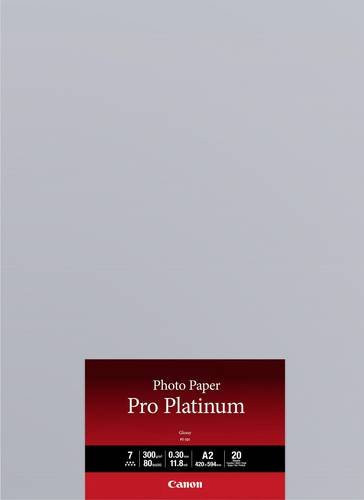 Canon Photo Paper Pro Platinum PT-101 Fotopapier DIN A2, 300 g/m², 20 Blatt, Hochglänzend - Bild 1