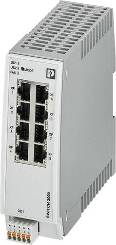 Phoenix Contact 2702652 FL SWITCH 2308 Industrial Ethernet Switch in Grau - Bild 1