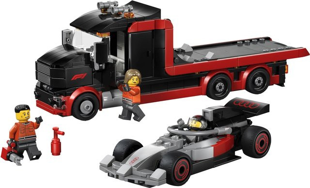 LEGO City 60493 F1 Truck mit Audi F1 Rennwagen ab 7 Jahren - Bild 3