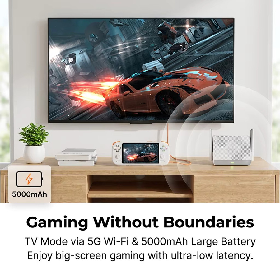 MangMi Air X Tragbare Spielkonsole in Grau mit 5,5 Zoll IPS-Touchscreen, Android 14 und 5000 mAh Akku - Bild 7