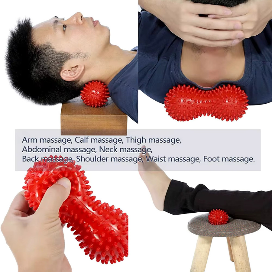 JOMMJO Erdnussball-Fußmassageball, stacheliger Massageball, Unisex - Bild 5