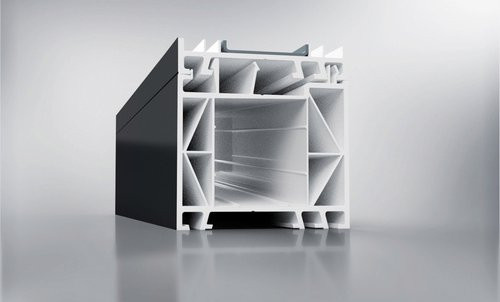 Meeth Verbreiterungsprofil aus Kunststoff in Silber - Bild 1