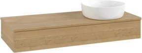 V&B Waschtischunterschrank Antao mit Beleuchtung, Farbe Honig Eiche, B/T/H: 120 x 50 x 19 cm - Bild 1