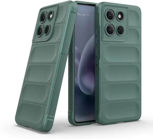 Rugger Armor stoßfeste TPU Hülle mit Airbag Touch Feeling für Motorola Moto G86 Power 5G und Moto G100 Pro in Schwarz - Bild 1