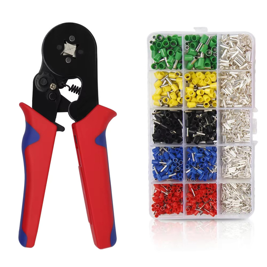 Bootlace Wire Ferrules Terminator Kit mit 1640 Stück elektrischen Crimp-Rohrklemmen in Multicolor - Bild 3