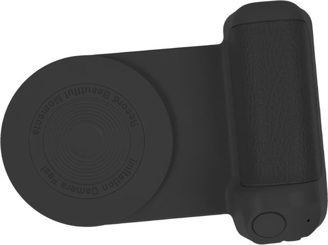 DIYelecs Magnetischer Kameragriff mit Bluetooth-Fernbedienung für iPhone und Android, Schwarz - Bild 1