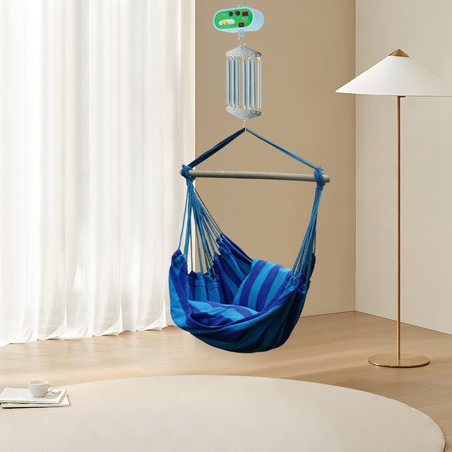 Elektrischer 7-Feder-Controller für Babyschaukeln und Wiegen in Grün mit einstellbaren Einstellungen für Kleinkinder von 0–12 Monaten - Bild 1