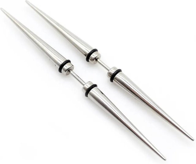 YULIN Ohrstecker Edelstahl, Silber, Unisex - Bild 1