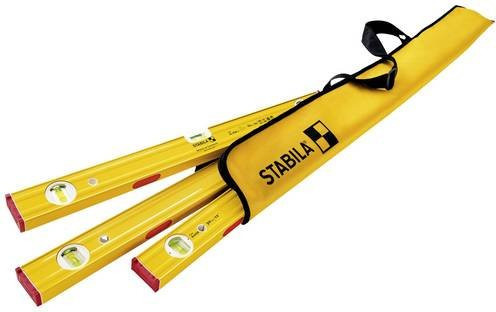 Stabila PRO SET 80 ASM Magnet-Wasserwaagen-Set mit Tasche, Farbe: Gelb, Material: Aluminium - Bild 1
